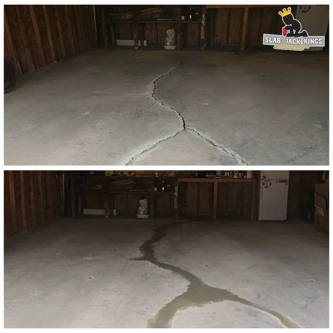 concrete leveling garage floor