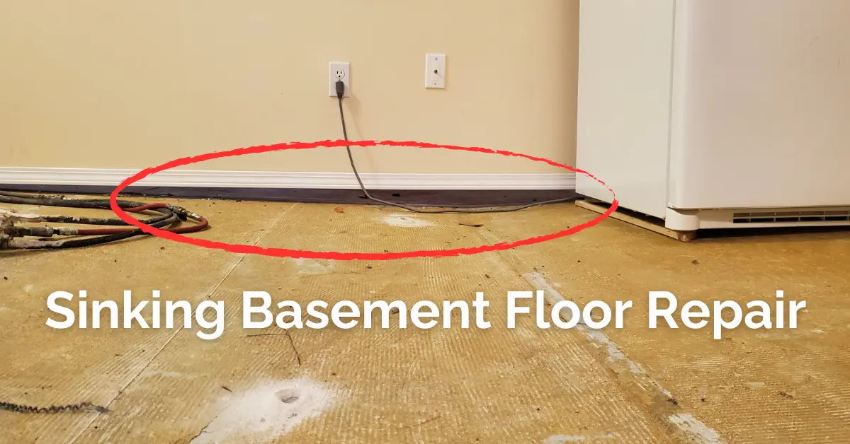 Sinking Basement Floor Repair